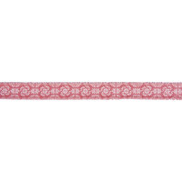 Dekoband Ornament, 18mm, Rolle 20m, rosé