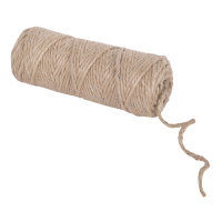 Jutegarn, 3 fach, 3,5mm ø, Spule 50m, natur