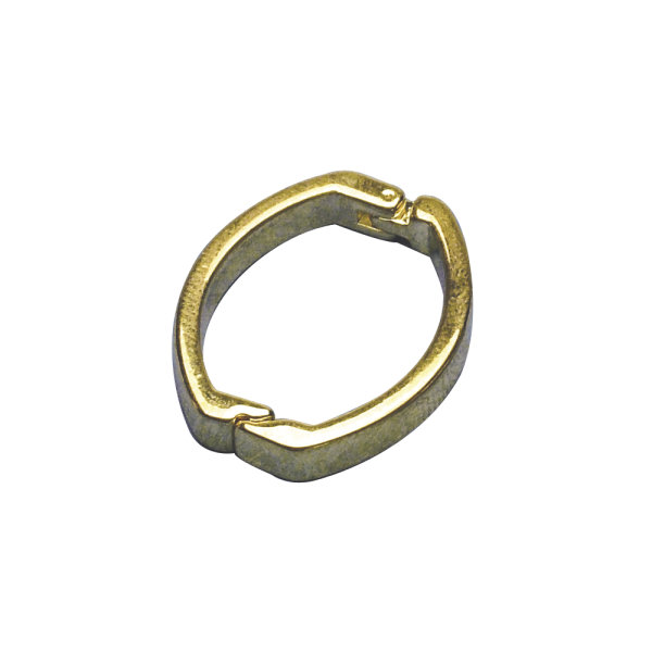 Kettenverschluss Clip, 25x20mm, SB-Btl 1Stück, gold