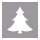 Motivstanzer: Tannenbaum, 5,08cm ø, (2), SB-Blister 1Stück