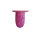 Textil-Marker Glitter deckend, Rundspitze 1-2 mm, mit Ventil, pink