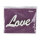 Holzschrift Love, 10x4,5x1cm, Beutel 1Stück, weiss