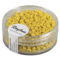 Rocailles, 2,6 mm , opak, Dose 17g, gelb