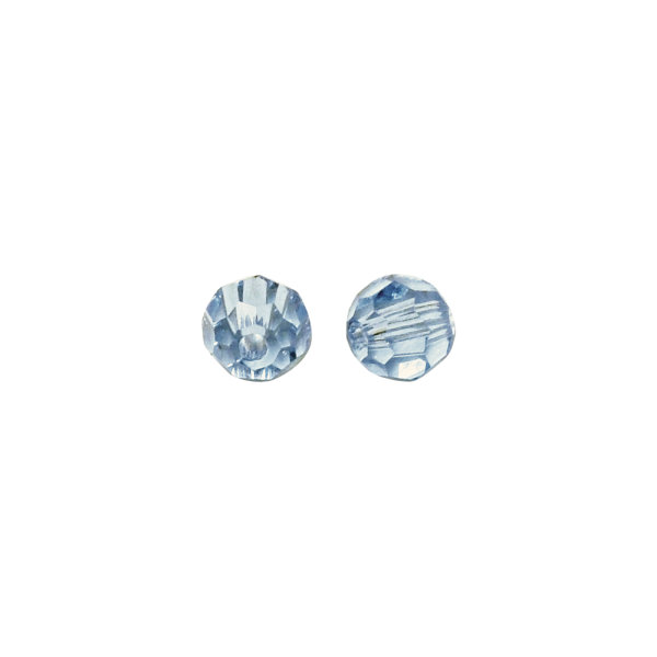 Swarovski Kristall-Perle, 4 mm ø, Dose 20 Stück, azurblau