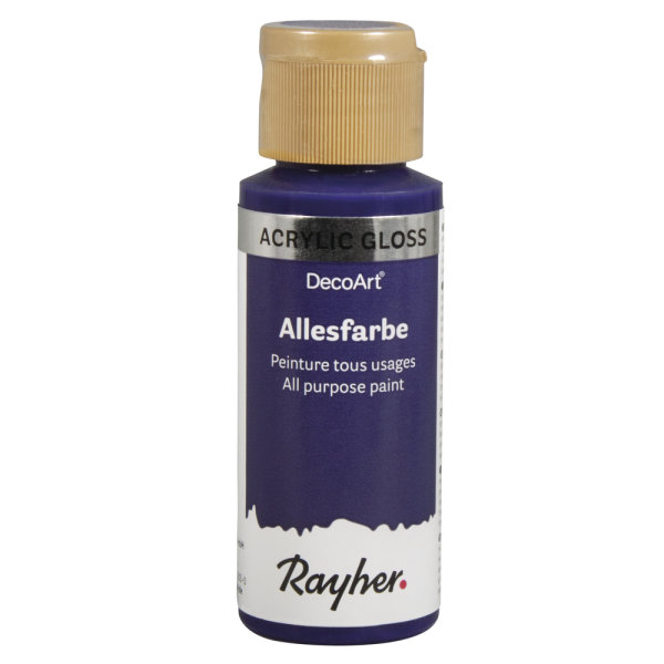 Allesfarbe Gloss, Flasche 59ml, pflaume