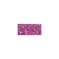 Rocailles, 2,6 mm ø, mit Silbereinzug, Dose 16g, pink, nicht waschbar