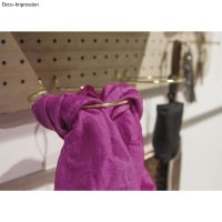 Metall-Halterung, rund, 10cm ø, SB-Btl 1Stück, gold