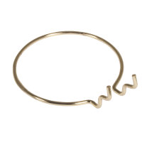 Metall-Halterung, rund, 10cm ø, SB-Btl 1Stück, gold