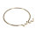 Metall-Halterung, rund, 10cm ø, SB-Btl 1Stück, gold