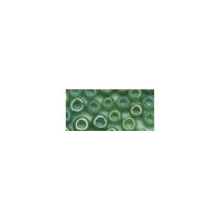 Rocailles, 2 mm ø, opak gelüstert, Dose 17g, grün