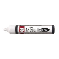 Metallic Effekt-Pen, Flasche 28ml, schwarz
