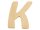 Holz- Buchstabe K,FSC Mix Credit, 6cm ø