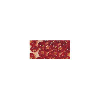 Rocailles, 2 mm ø, mit Silbereinzug, Dose 17g, rot