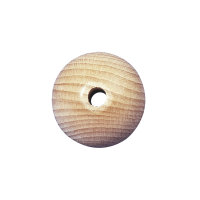 Rohholzkugeln FSC 100%,gebohrt, 12mm ø, 3mm - DL, SB-Btl 25Stück