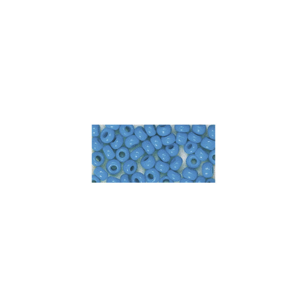 Rocailles, 2,6 mm ø, opak, Dose 17g, h.blau