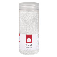 Sand, fein, 0,1-0,5mm, Dose 475ml, weiss
