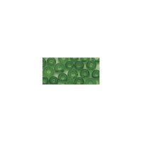 Rocailles, 2,6 mm ø, transparent, Dose 17g, grün
