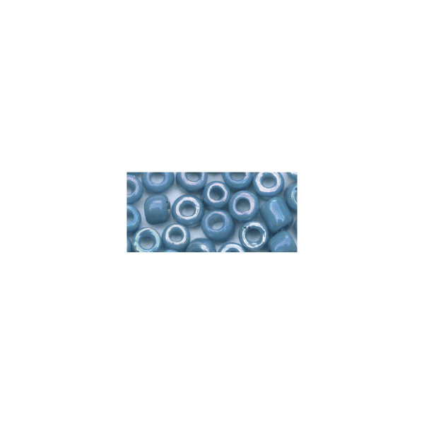 Rocailles, 2 mm ø, opak gelüstert, Dose 17g, h.blau