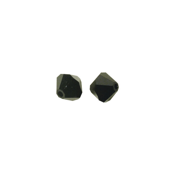 Swarovski Kristall-Schliffperlen, 6 mm ø, Dose 25 Stück, ebenholz