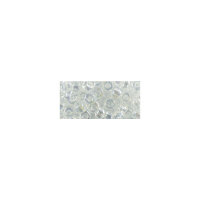 Rocailles, 4 mm ø, mit Silbereinzug, Dose 17 g, kristall