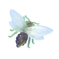 Plastik-Biene für Bienenwachskerzen, SB-Btl. 3...