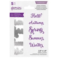 Gemini Stanzschablone Saisonale Gefühle