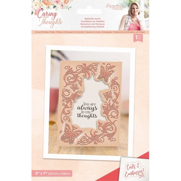 Crafters Companion stanzen und prägen Schmetterling