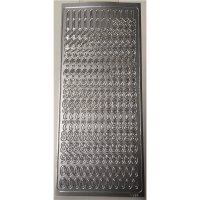 Ziersticker Zahlen, silber