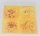 Serviette "gelbe Blumen" 1-er Set