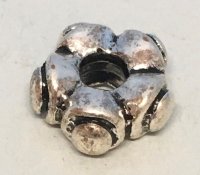Schmuckanhänger rund, Metall, 11 mm Durchmesser