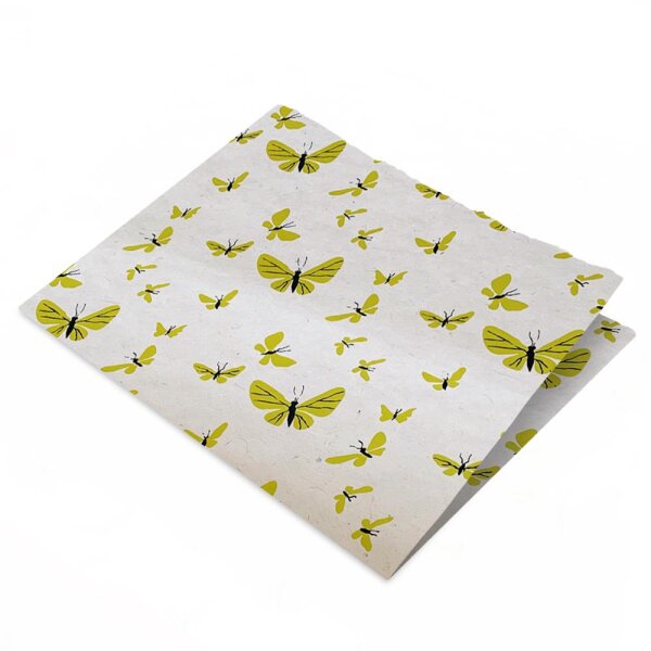 Nepalpapier Zitronengelbe Schmetterlinge