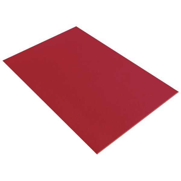 Textilfilz, 30x45x0,4cm, rot