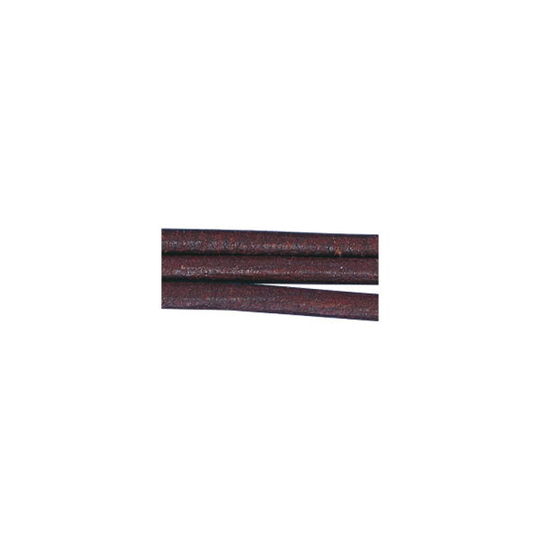Rundriemen aus Ziegenleder, 1,5mm ø, 100cm, SB-Btl 2 Stück, d.braun