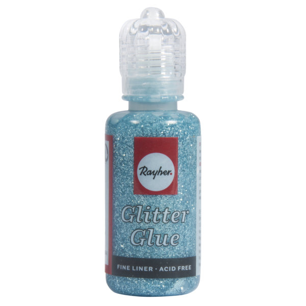 Glitter-Glue metallic, Flasche 20 ml, lagune