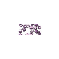 Metallic-Rocailles, matt, 4mm ø, Dose 17g, violett