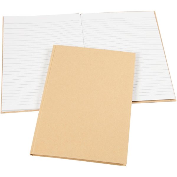 Notizbuch , Braun, A4, 60 g, 1 Stck.