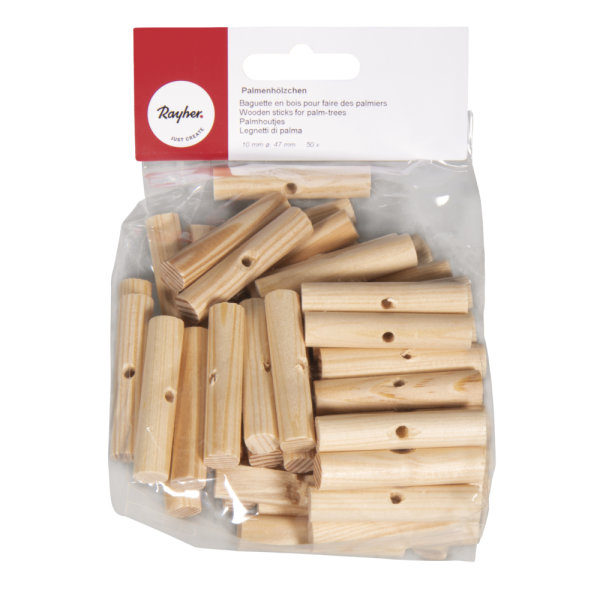 Palmenhlzchen, 47 mm, 10 mm , SB-Btl. 50 Stck