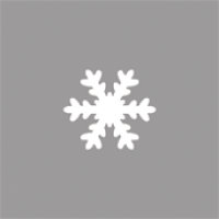 Motivstanzer: Schneeflocke, 2,54cm ø, (1), SB-Blister 1Stück