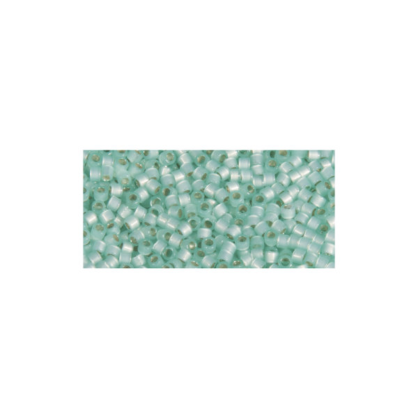 Delica-Rocailles, 1,6mm , perlglanz, Dose, mintgrn, 6g