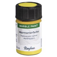 Marble Paint, Marmorierfarbe, Glas 20ml, zitrone