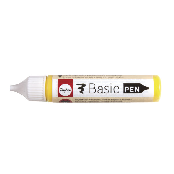 Basic-Pen, Flasche 28ml, sonnengelb
