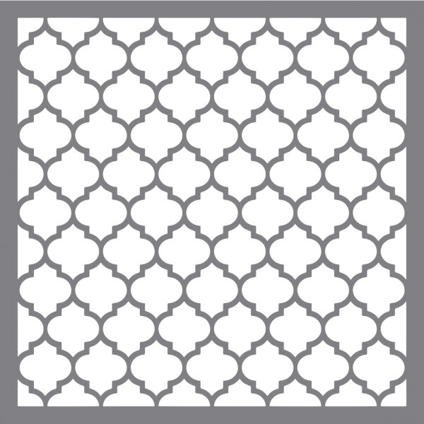 Schablone Waben klassisch, 30,5x30,5cm, SB-Btl 1Stück