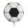 Folienballon Fußball, 46cm ø, SB-Btl 1Stück
