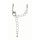 Spiralverschluss m. Karabiner, 1mm, SB-Btl 2Stück, platin
