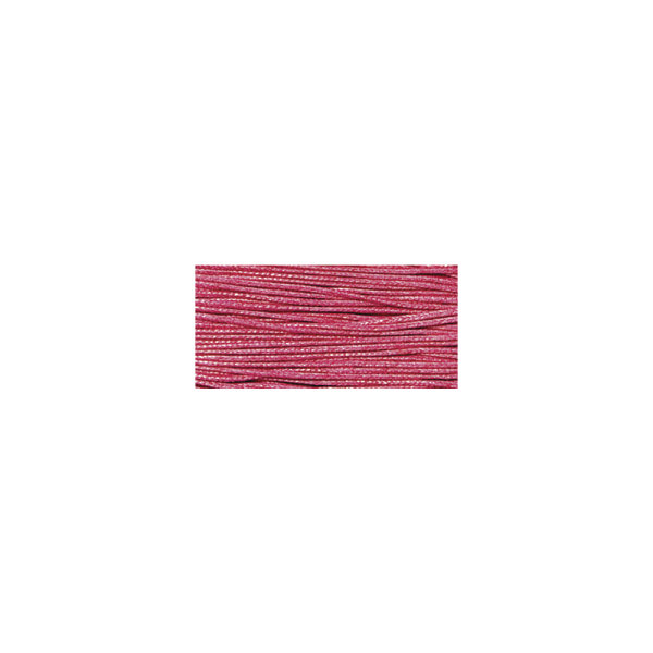 Baumwollkordel, gewachst, 1mm, SB-Karte 20 m, pink