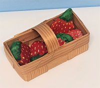 Stein-Erdbeeren im Körbchen (3-6 cm)