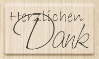 Stempel Danke "Herzlichen Dank"