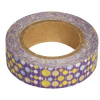 Washi Tape Punkte-Mix, 15mm, Rolle 15m