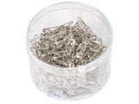 Sicherheitsnadeln, 22 mm, 0,70 mm ø, Dose 50g - 218 Stück, platin