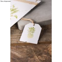 Vintage-Metallschild, 4,5x6,5cm, Set 3Stück